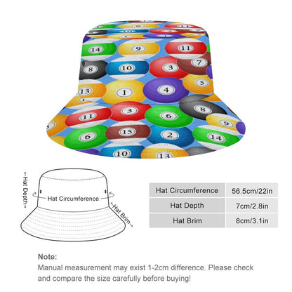 Pool Balls Collection: Classic Bucket Hat