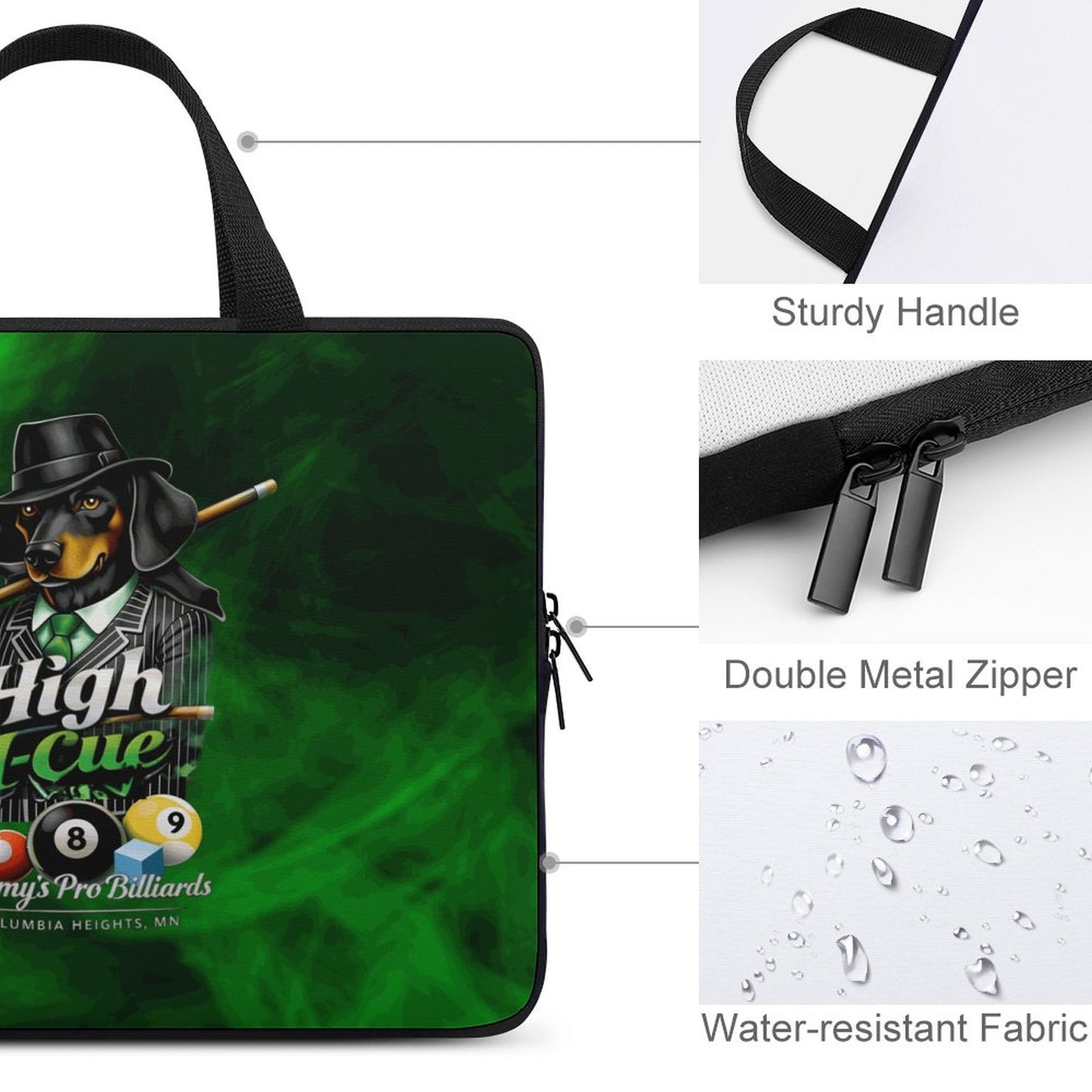 High I-Cue MN Custom Laptop Case for Your Device