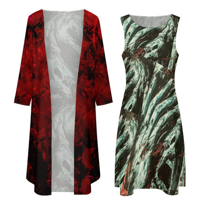 City Life -Two-Piece Long Dress Set