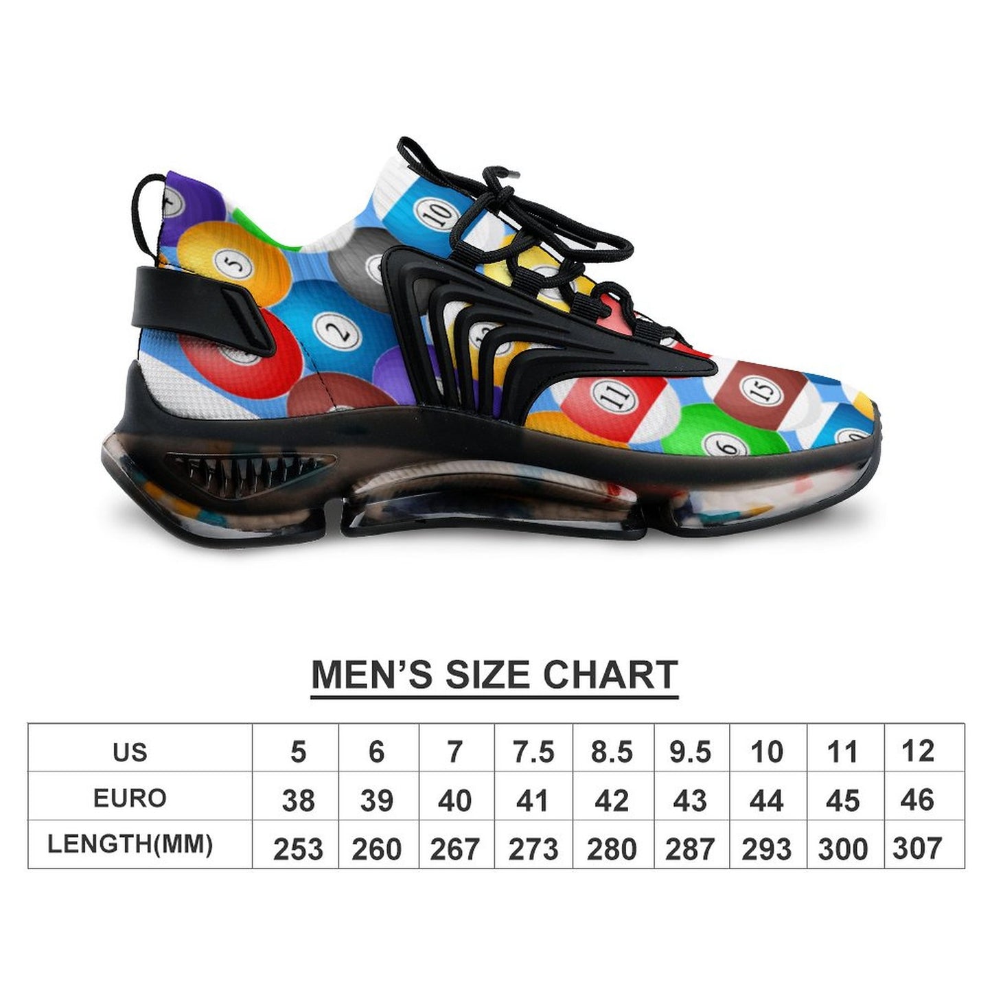 Pool Balls Collection: Men's Premium Basketball Shoes