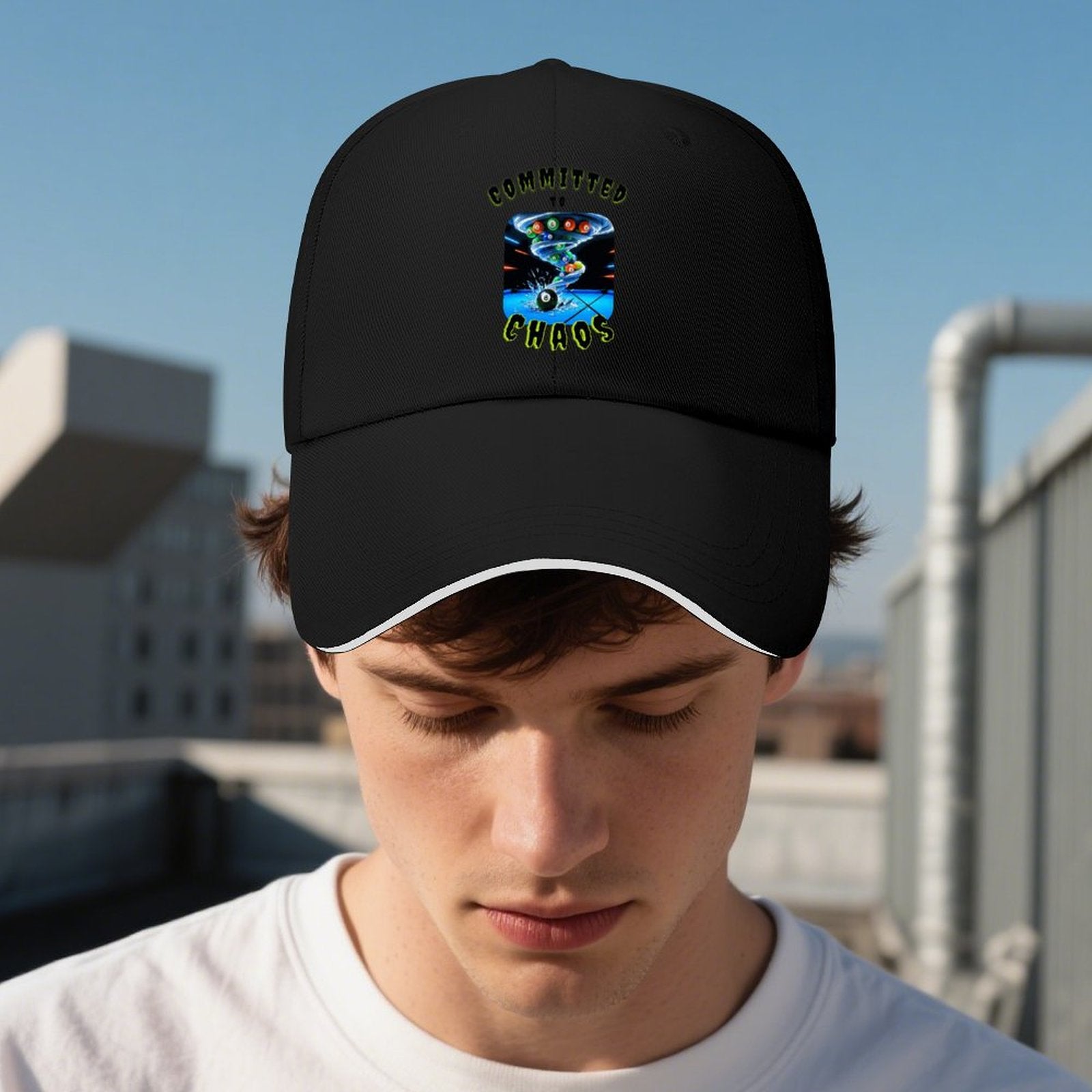 Baseball Cap for Men Women Curved Visor Sandwich