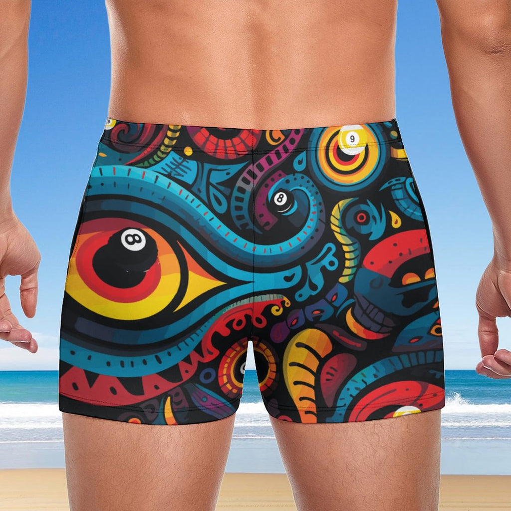 Dead Stroke Men's Swimming Trunks