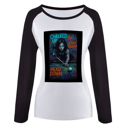 Chalked Up Raglan Women's Long Sleeve T-shirt