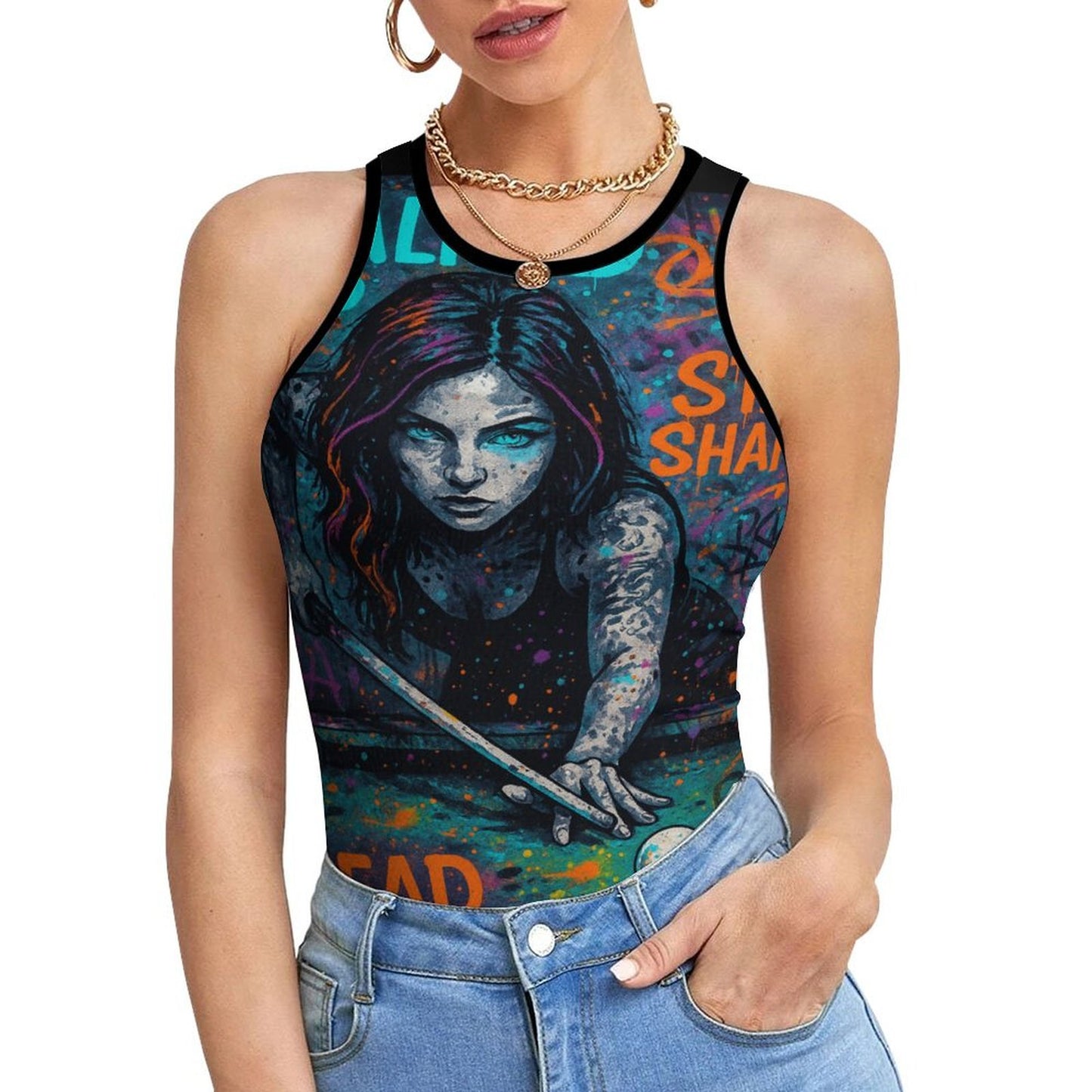 Chalked Up Short Tank Top