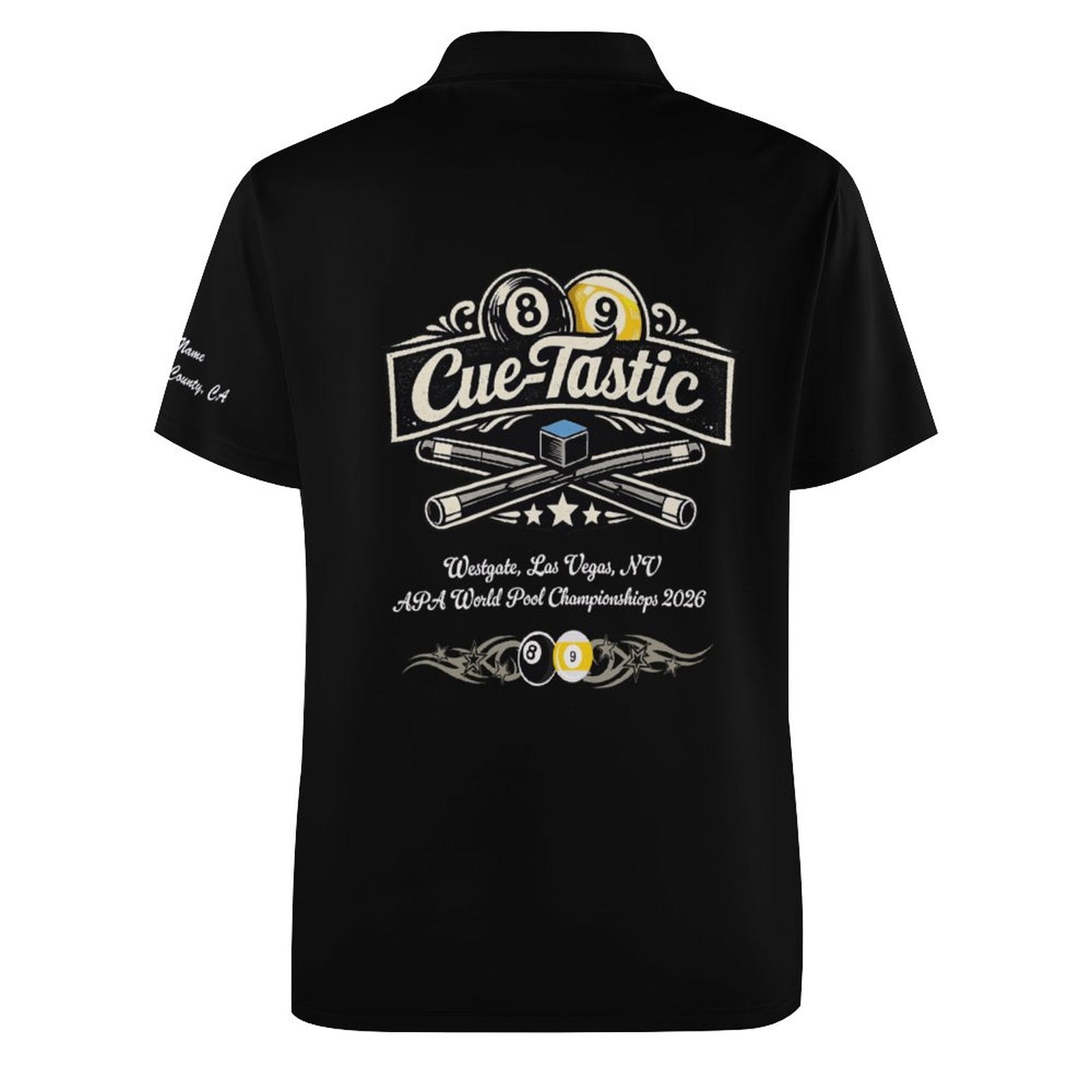 Cuetastic Men's Polo Shirts V2