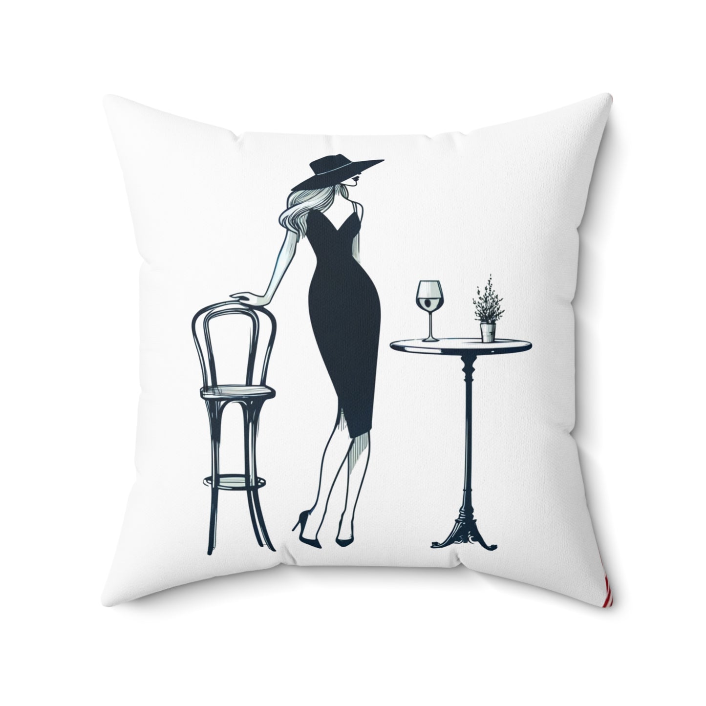 Spun Polyester Square Pillow