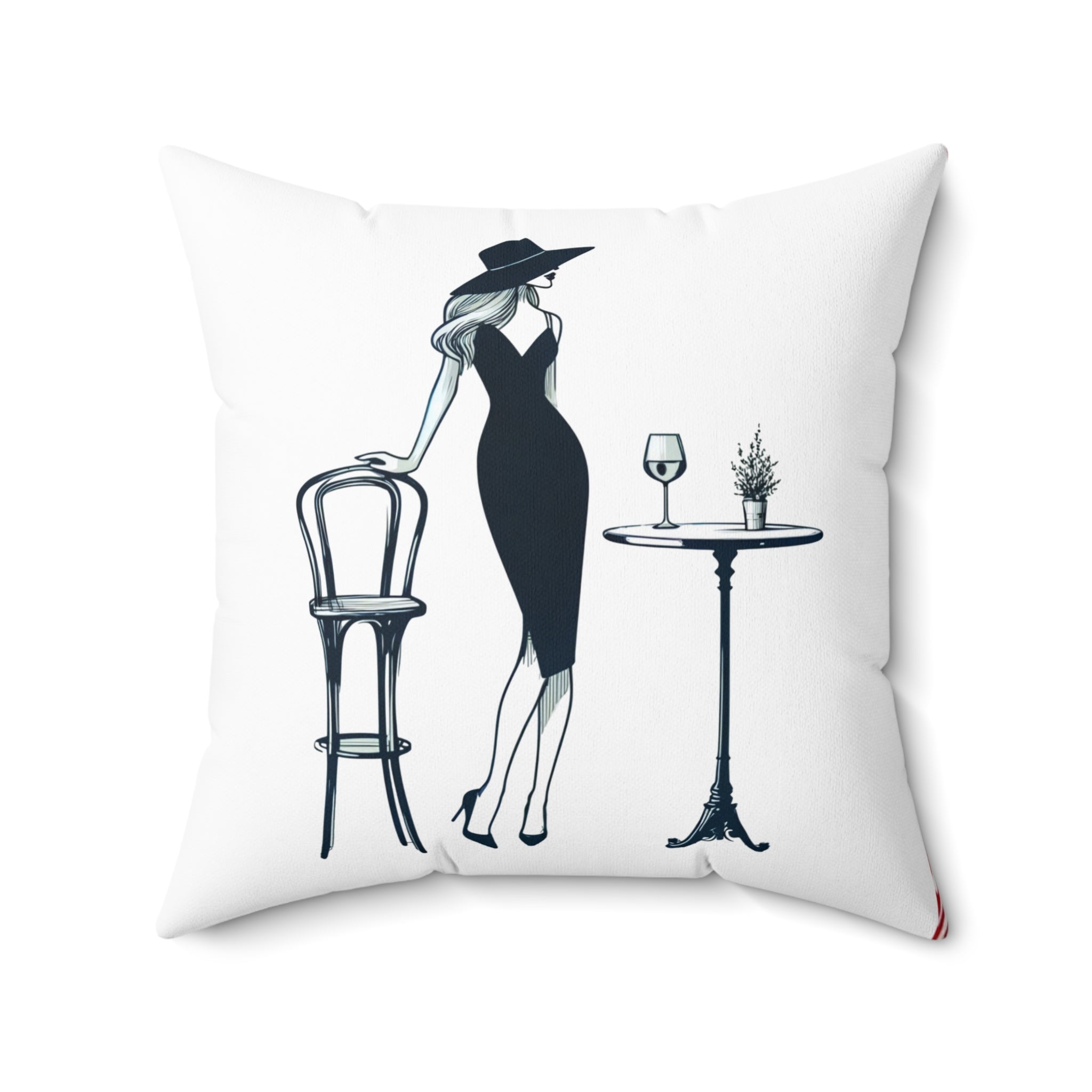 Spun Polyester Square Pillow