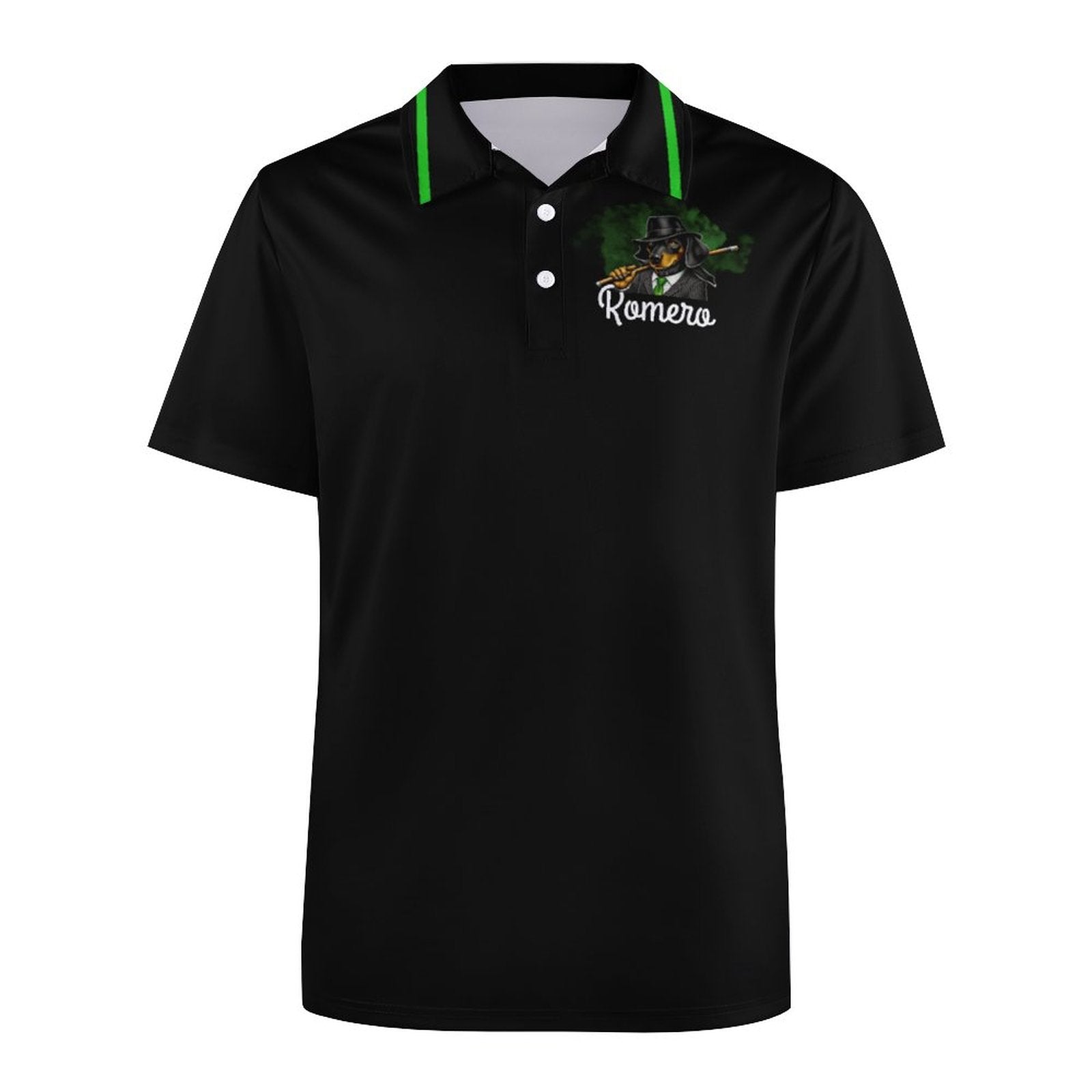 High I-Cue MN Team Polo Shirt with plain sleeves - Jersey material