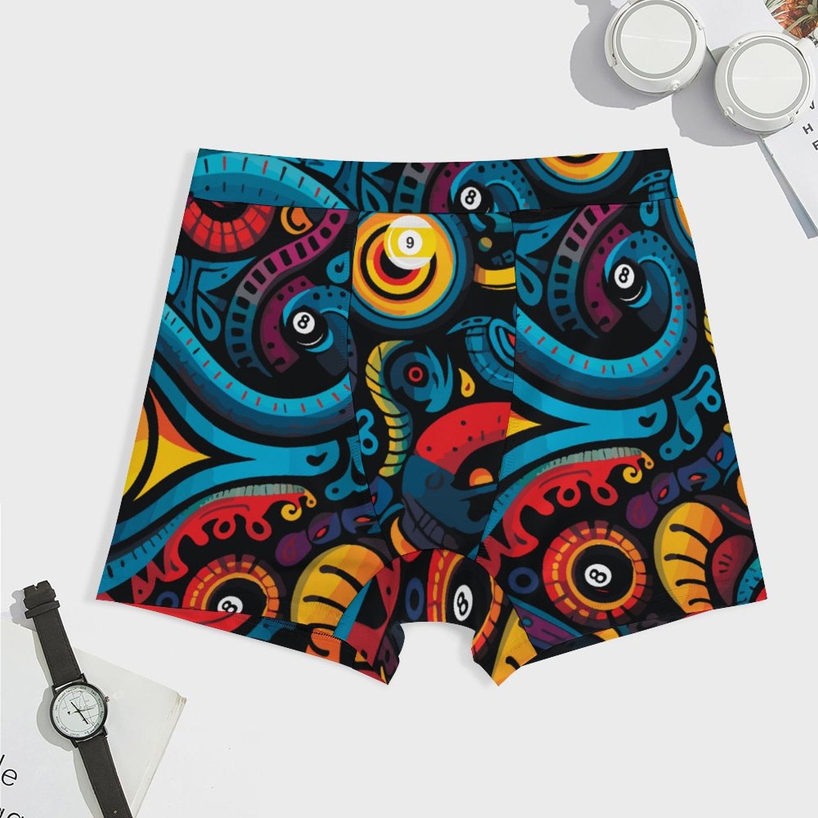 Dead Stroke Cotton Comfort Soft Boxer Briefs for Men