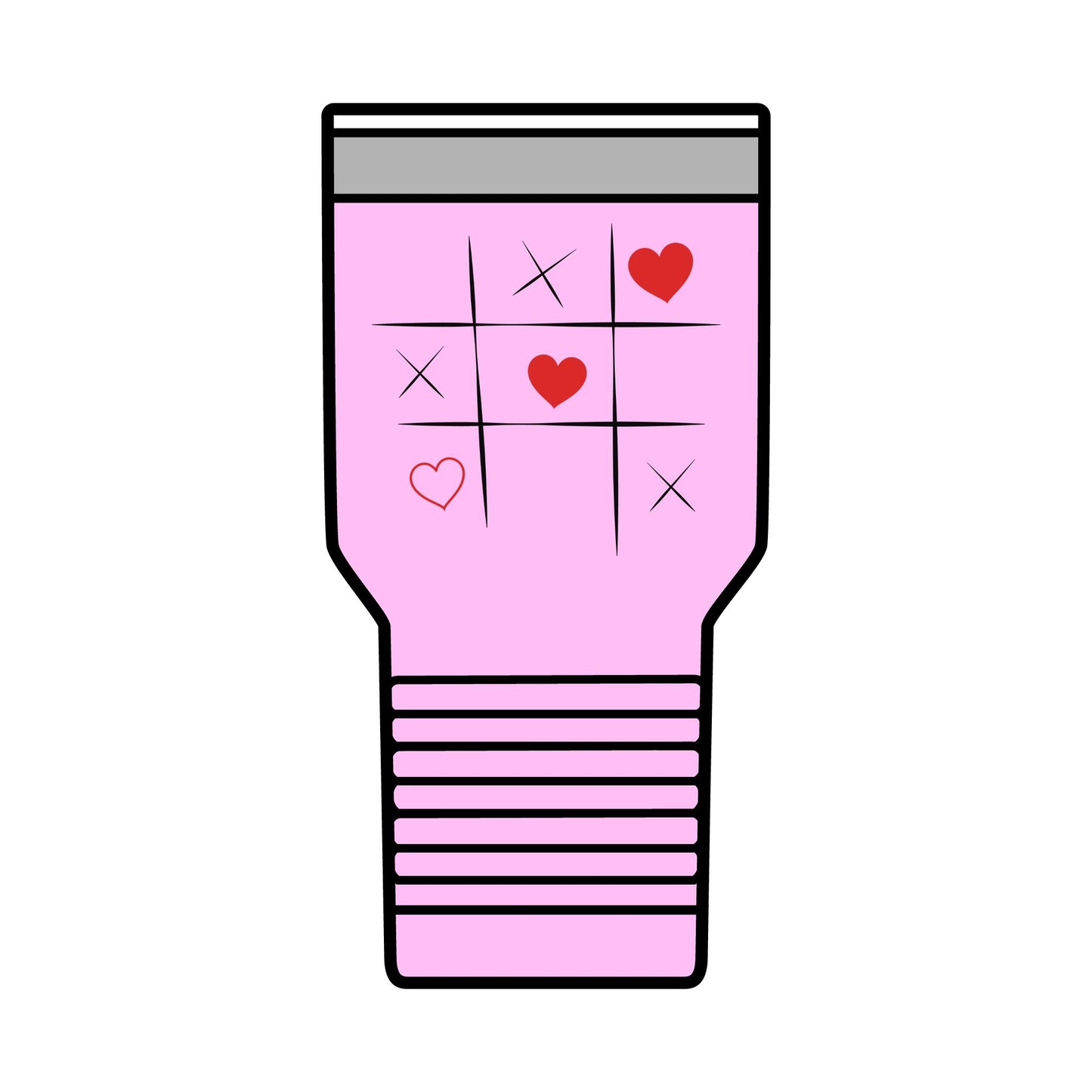 Valentine's Day Tumbler - Insulated Tumbler