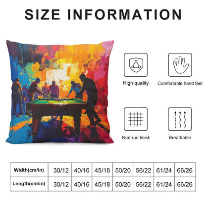 Short Plush Pillow Cover(Dual-sided Printing)