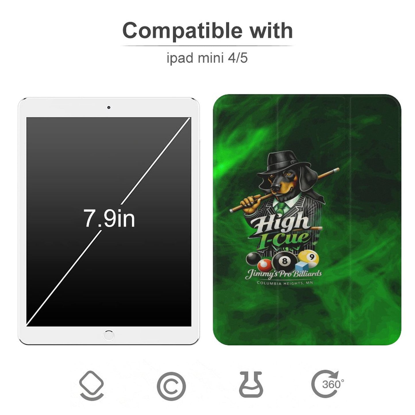 High I-Cue MN Protective iPad Cover for iPad Mini 4/5/6