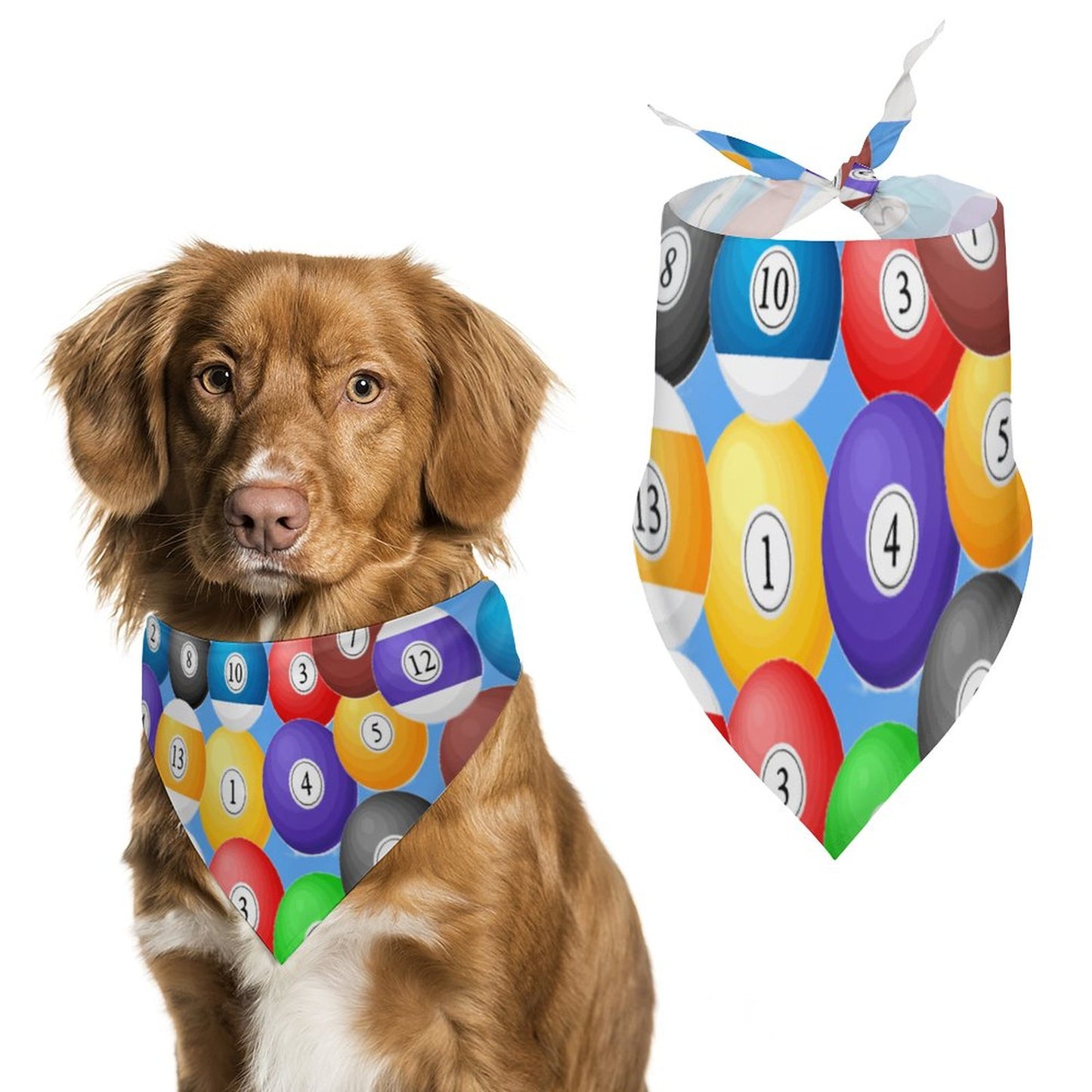 Pool Balls Collection: Dog Bandana
