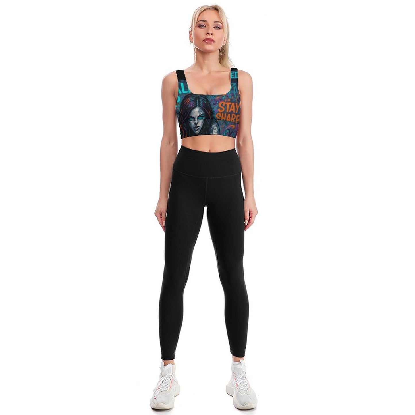 Chalked Up – Women’s Sports Bra | “Stay Sharp” Training Edition