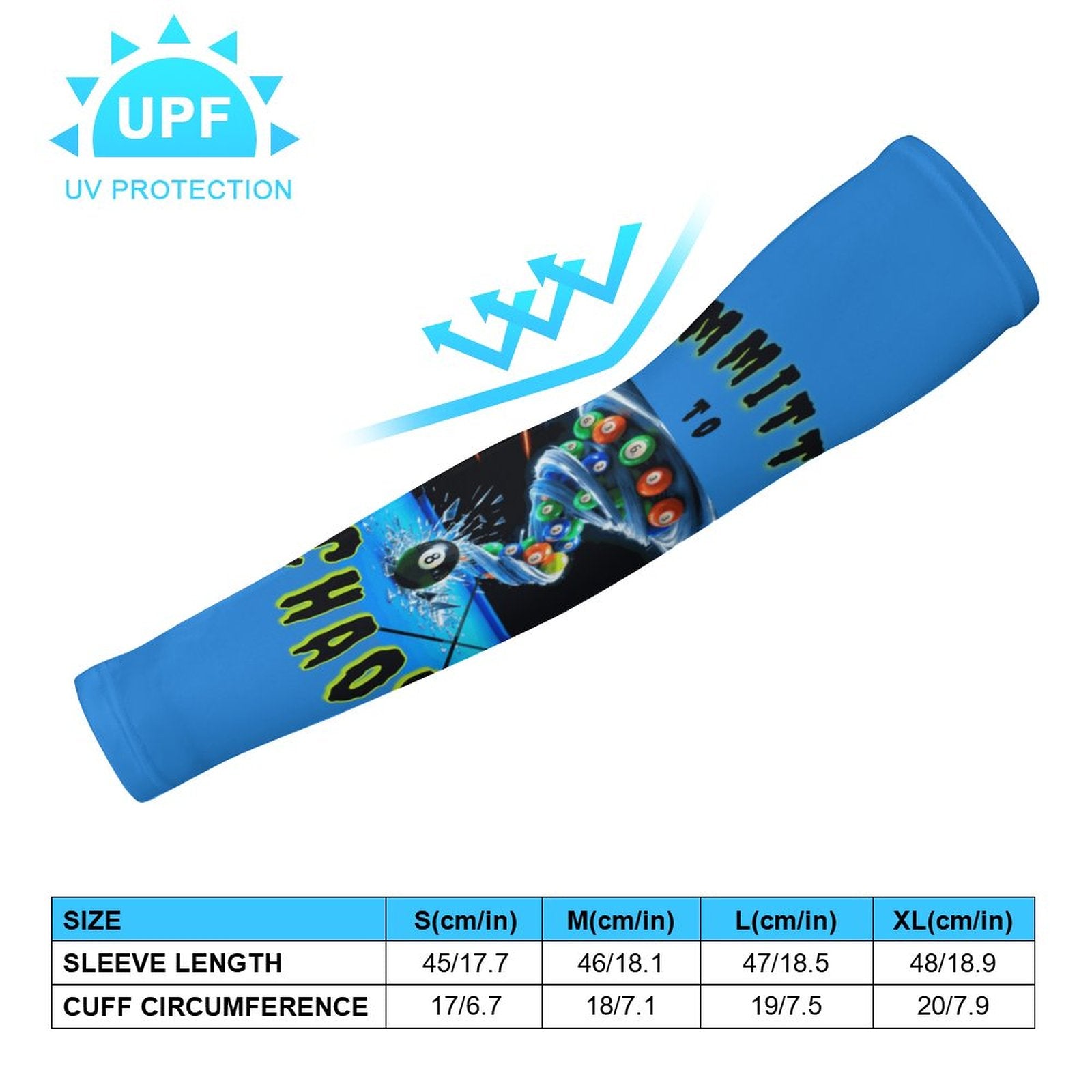 Ice Silk Cooling Arm Sleeves for Men & Women XT20 (1 Site)