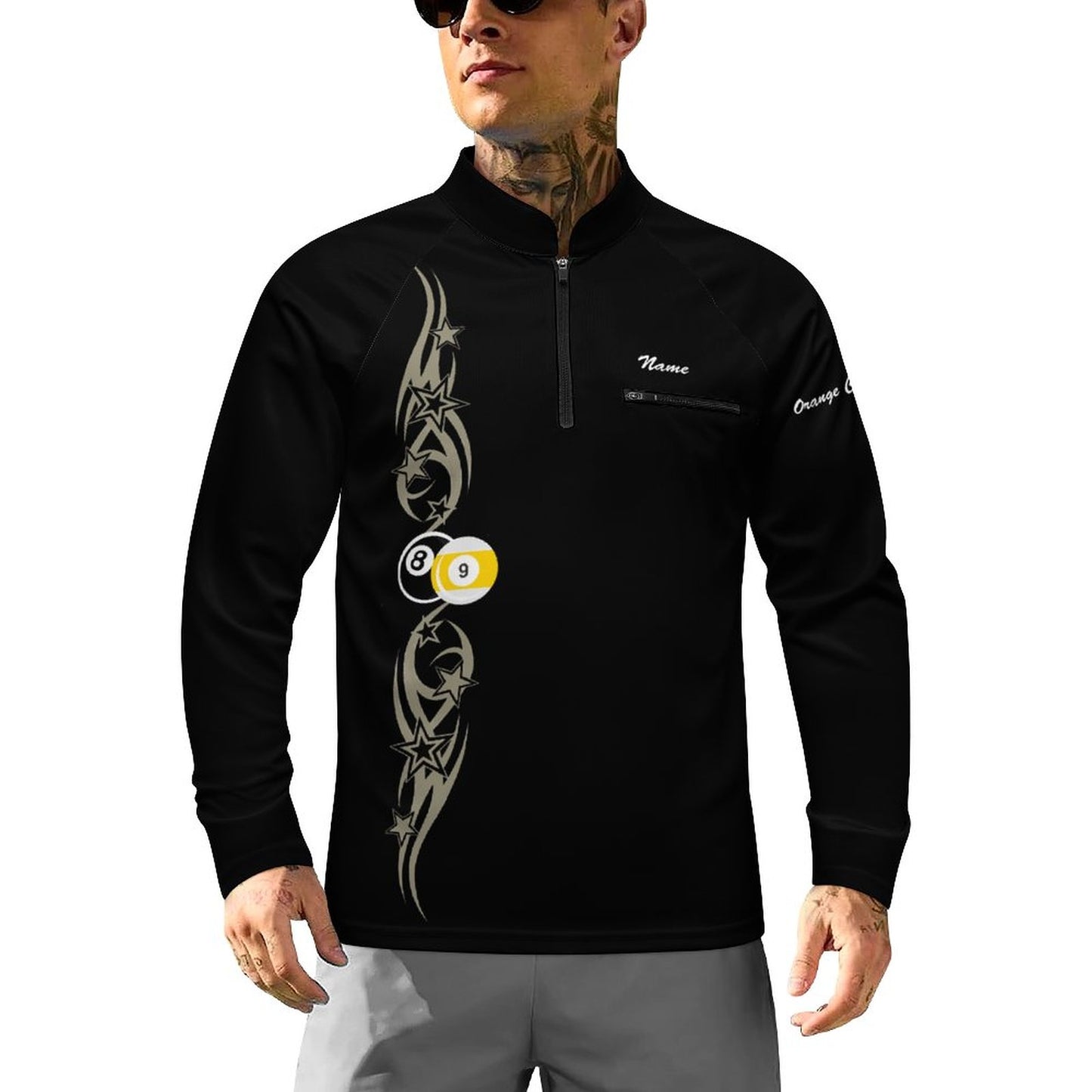 Cue-Tastic Team Shirt - Stand up Collar Hoodie