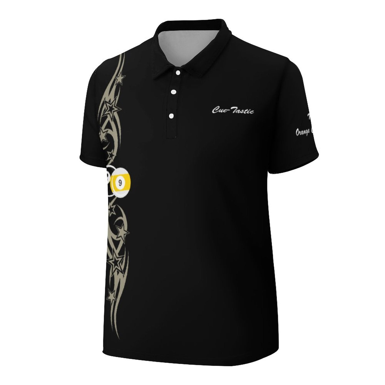 Cuetastic Straight Down Golf Shirt V2