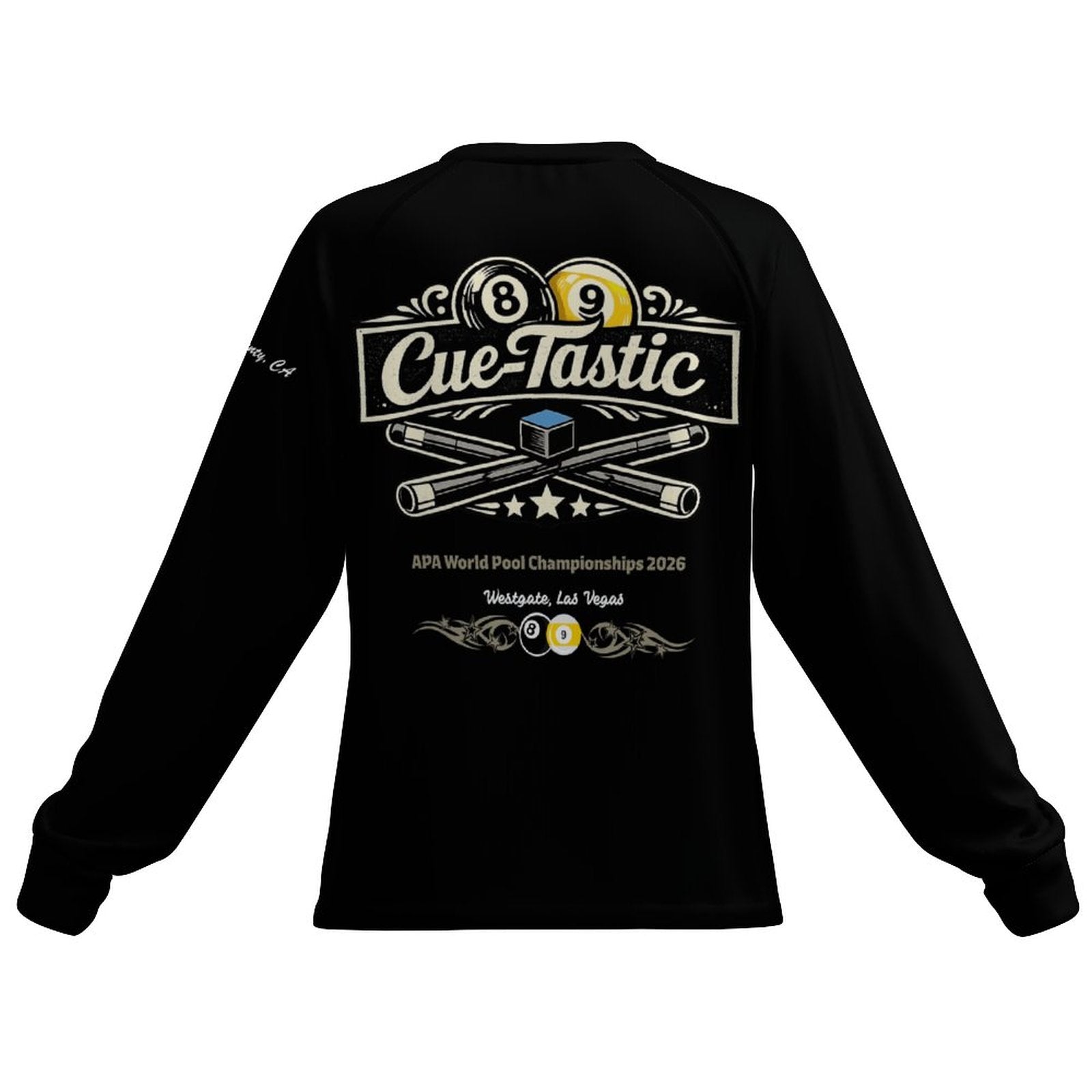 Cue-Tastic Team Shirt - Long Sleeved Quick Dry top