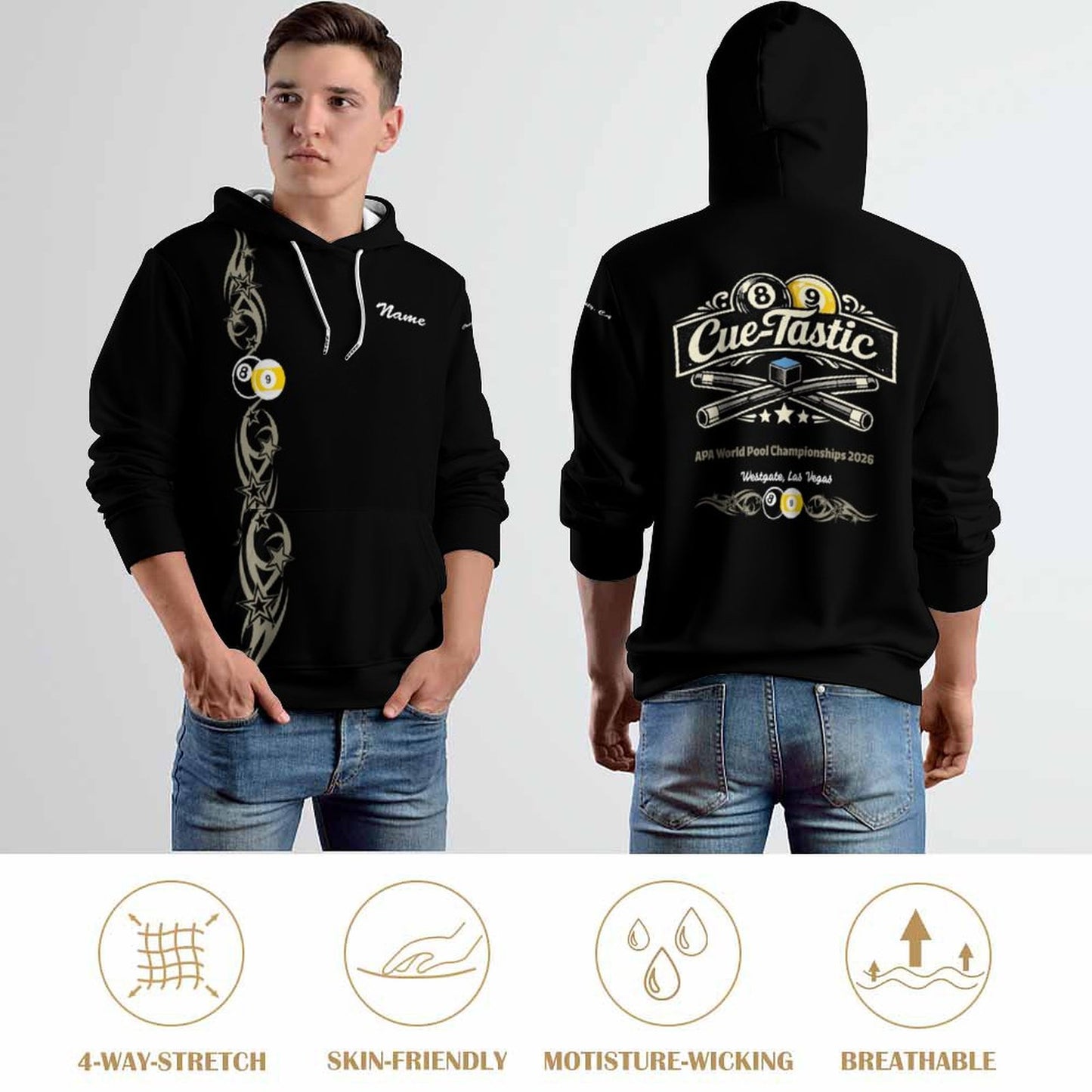 Cue-Tastic Team Shirt - Women's Heavy Hoodie