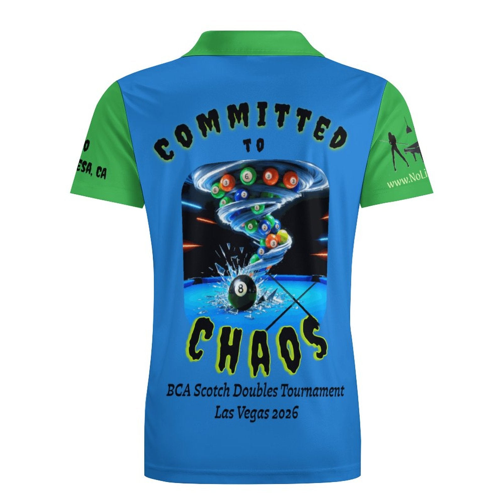 Team Shirt Cooling Polyester Men's - Committed to Chaos