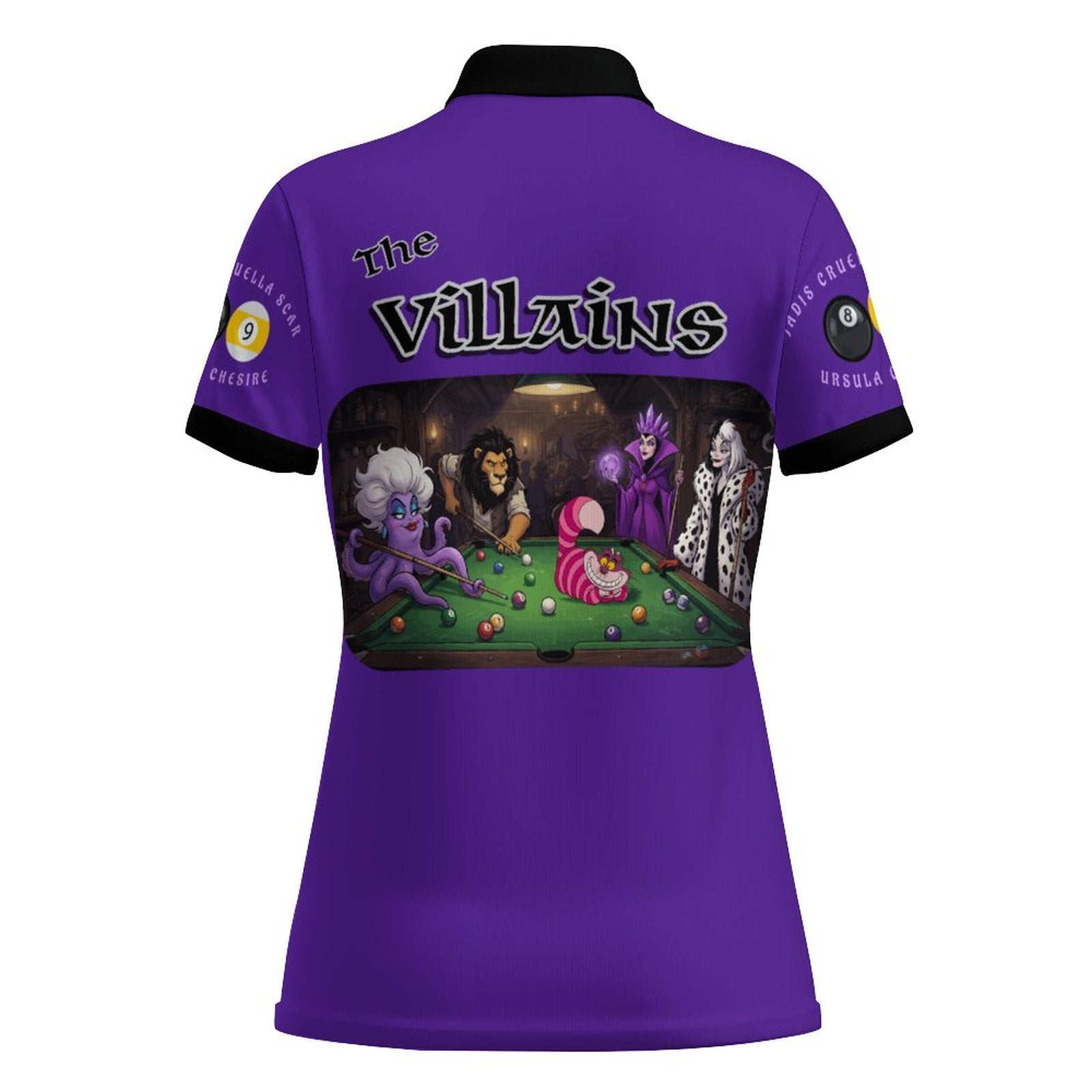 The Villains Women's 2-Button POLO Shirt