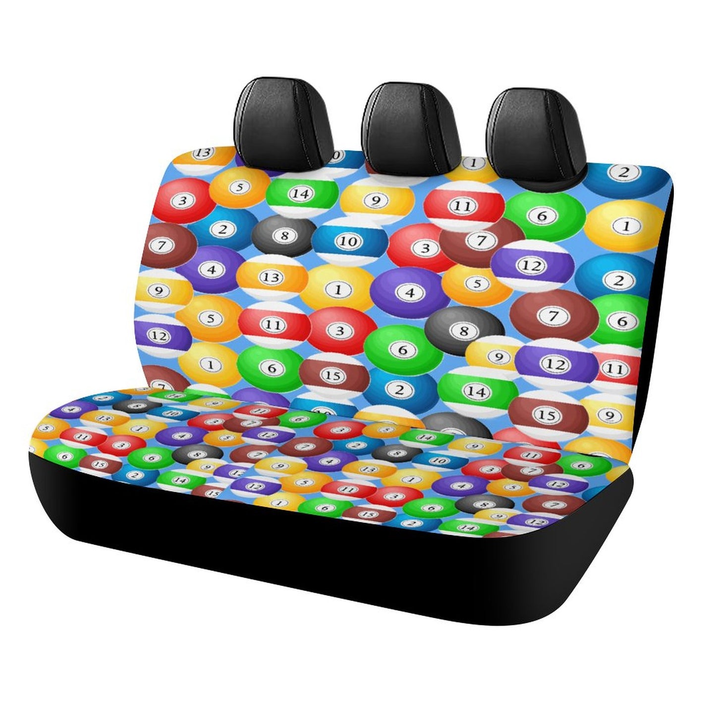 Poolball Back Seat Cover for Cars – Stretch Fit Rear Seat Protector