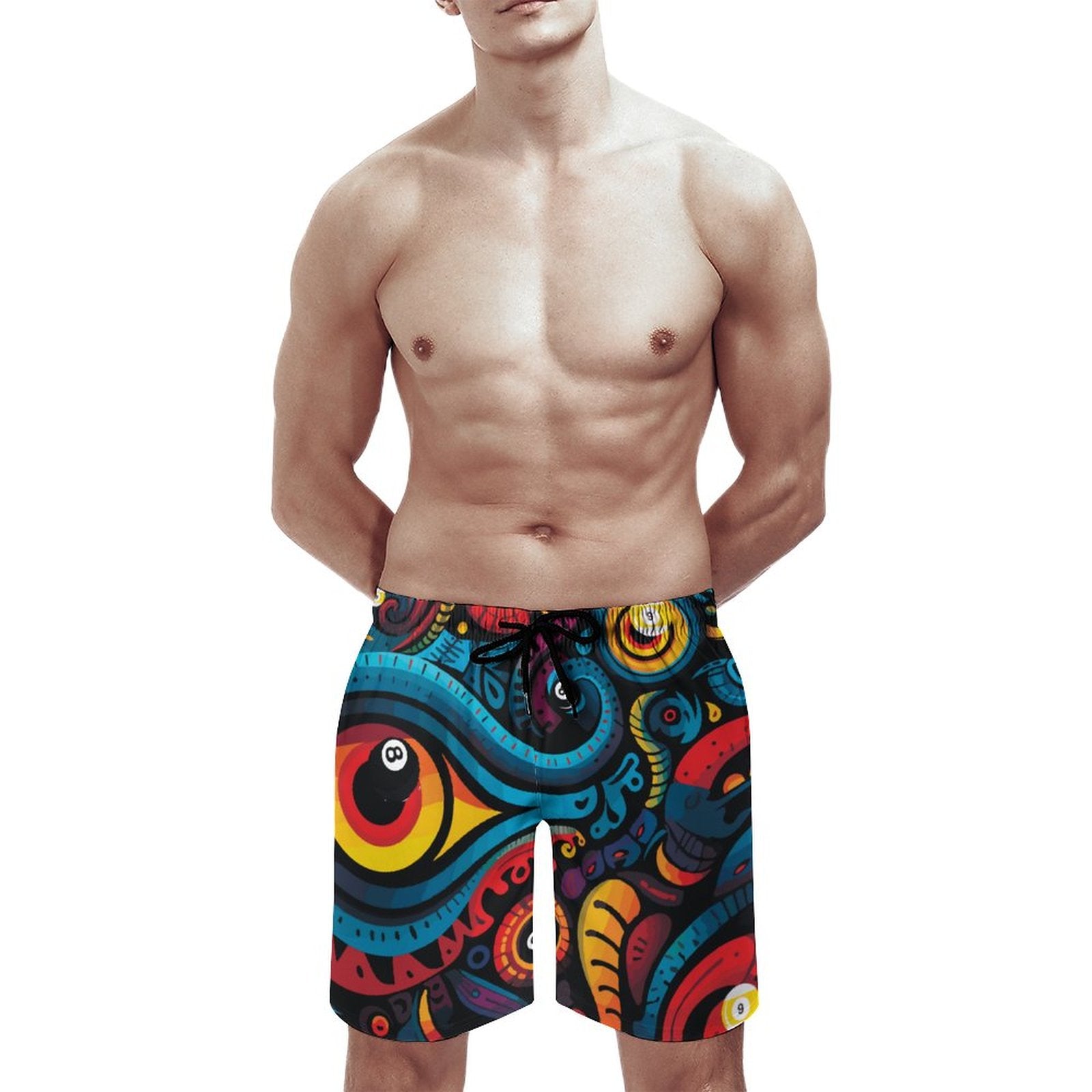 Men's Beach Shorts with Pockets