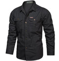 Classic Men's Cotton Long Sleeve Shirt