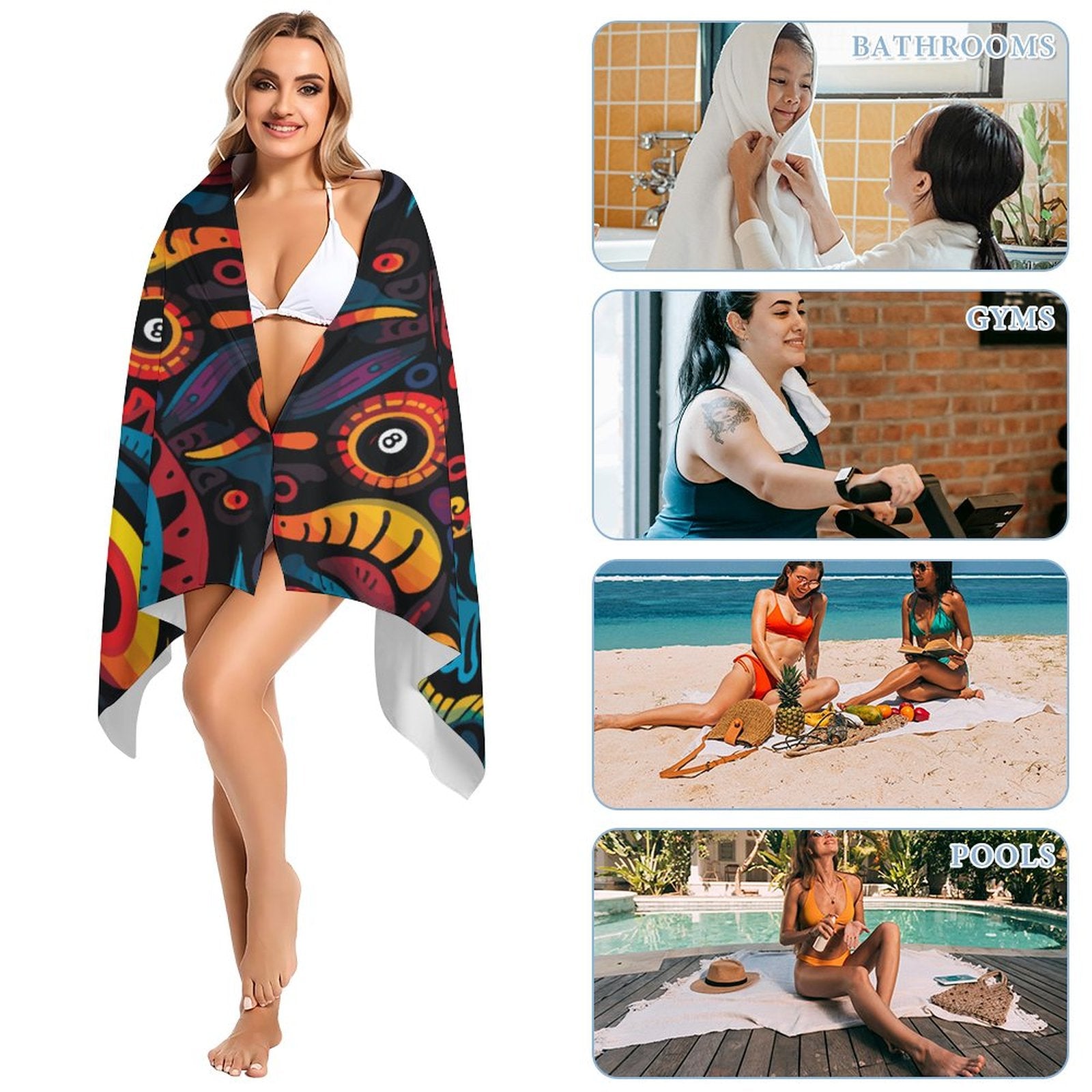 Dead stroke -Thick Beach Towel