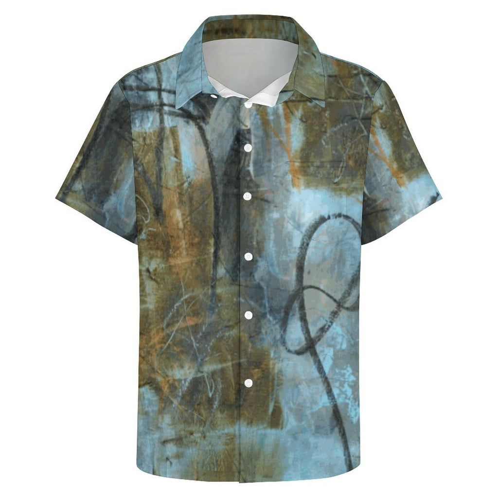DTG 100gsm A Short Sleeved Shirt With Pockets(All-Over Printing)