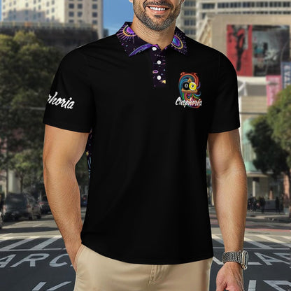 Cuephoria Men's Performance Polo