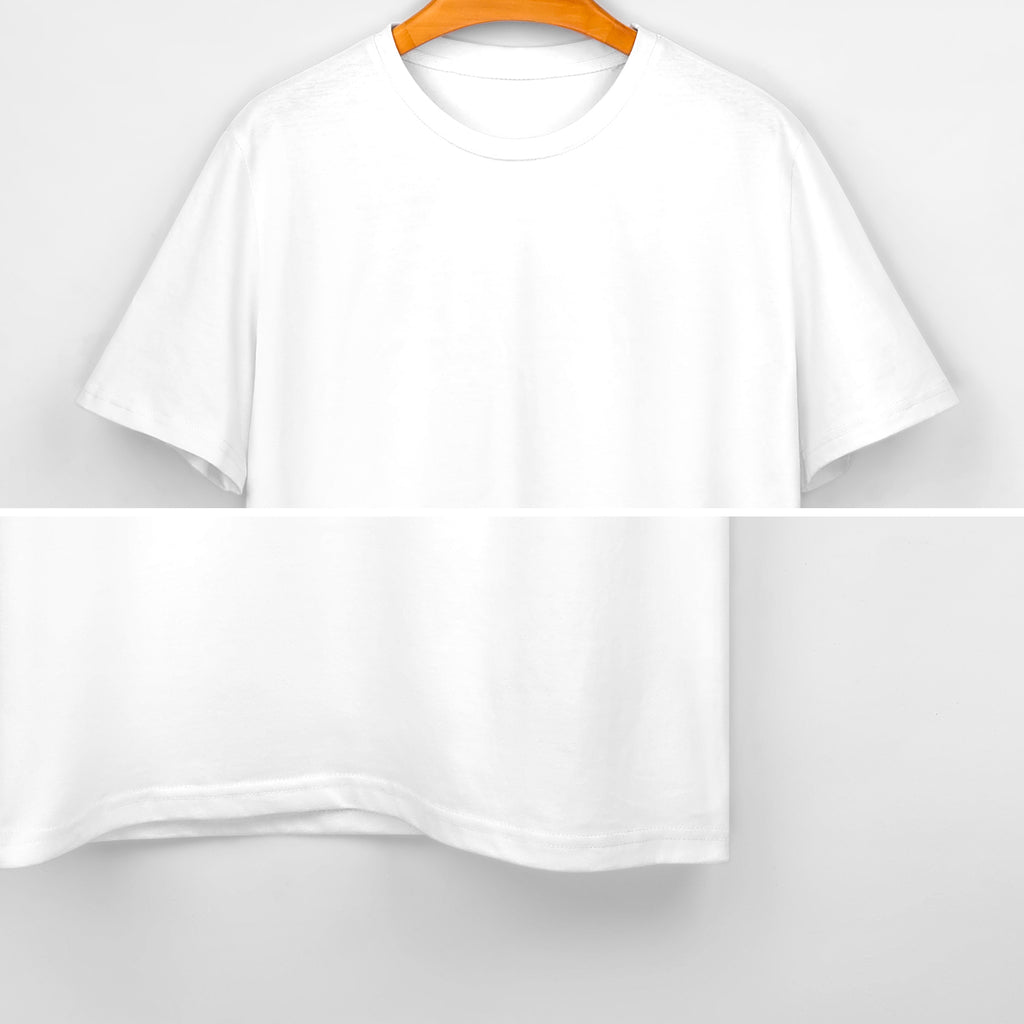 DTG 190gsm Cotton Summer Short Sleeve T-Shirts for Women(All-Over Printing)