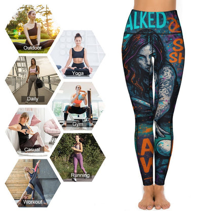 Chalked Up – Women’s Yoga Pants with Pockets