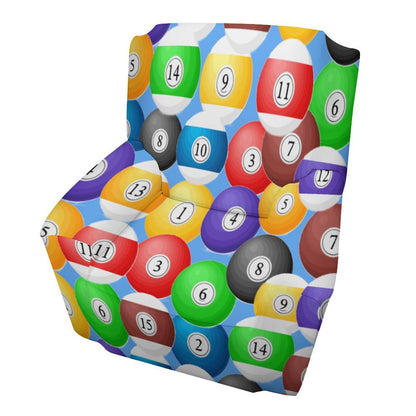 Pool Balls Collection: Single Sofa Cover