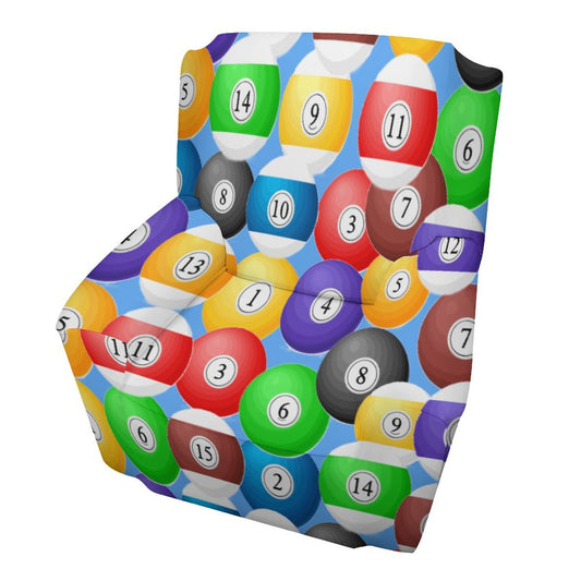 Pool Balls Collection: Single Sofa Cover