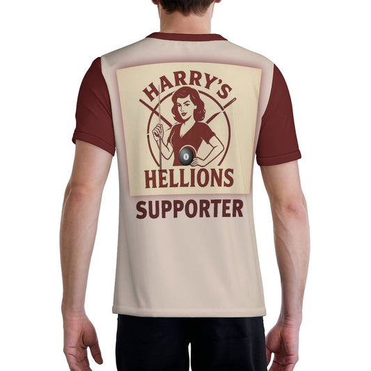 Harry's Hellions Supporter Men's Ice Silk U-neck Jersey Shirt