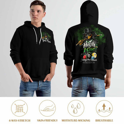 High I-Cue MN  Cool Unisex Hoodie with Double-layer Cap
