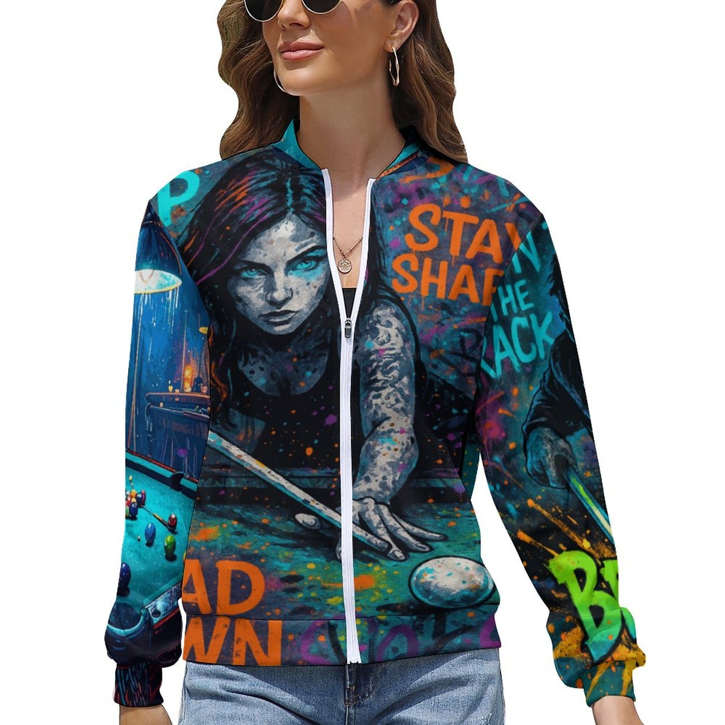 Chalked UP Women's Zipper Jacket