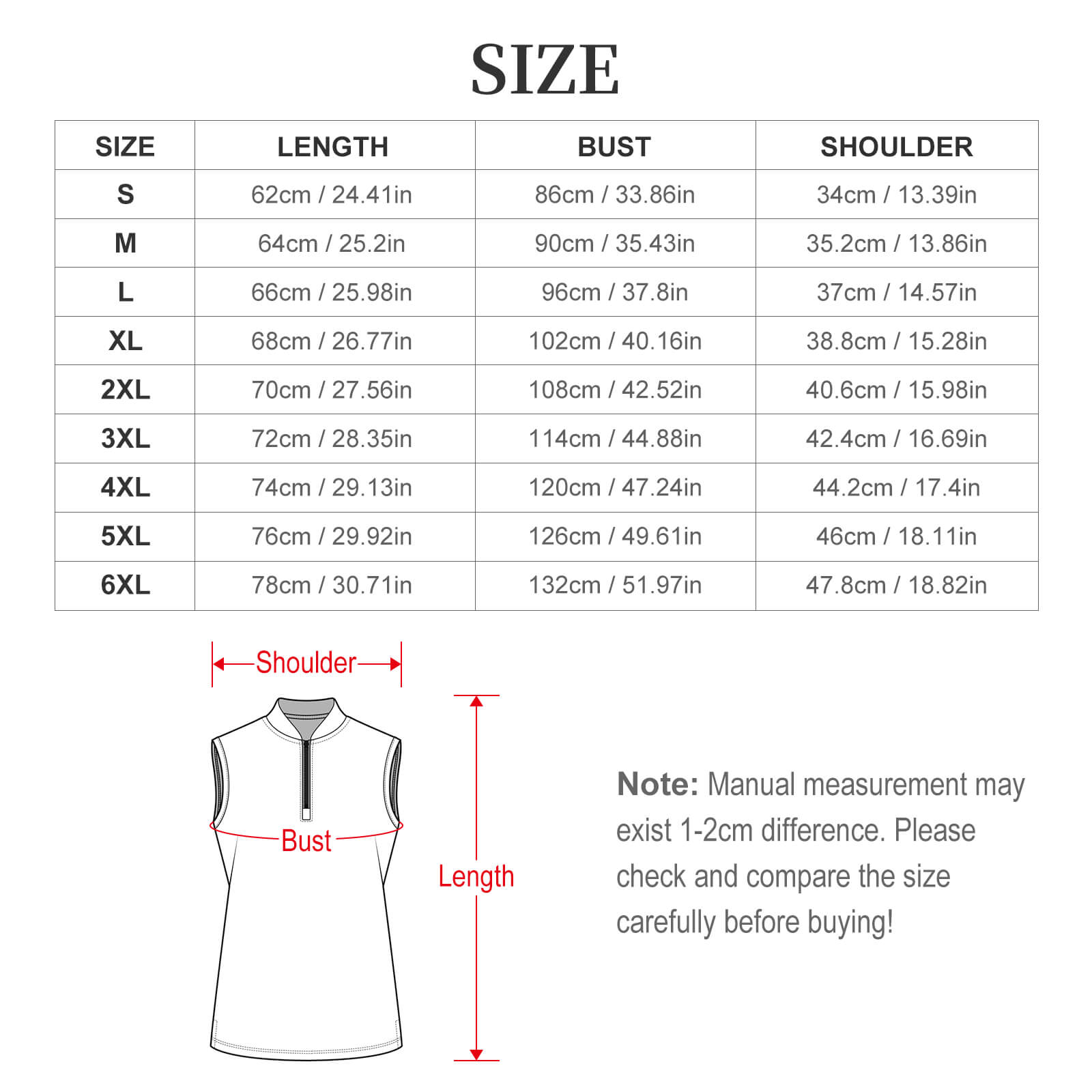 The Villains UPF50+ Women's Sunscreen Golf Tank with zipper