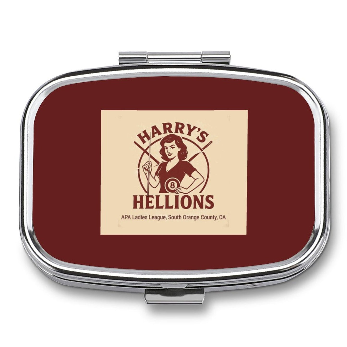 Portable Square Pill Box