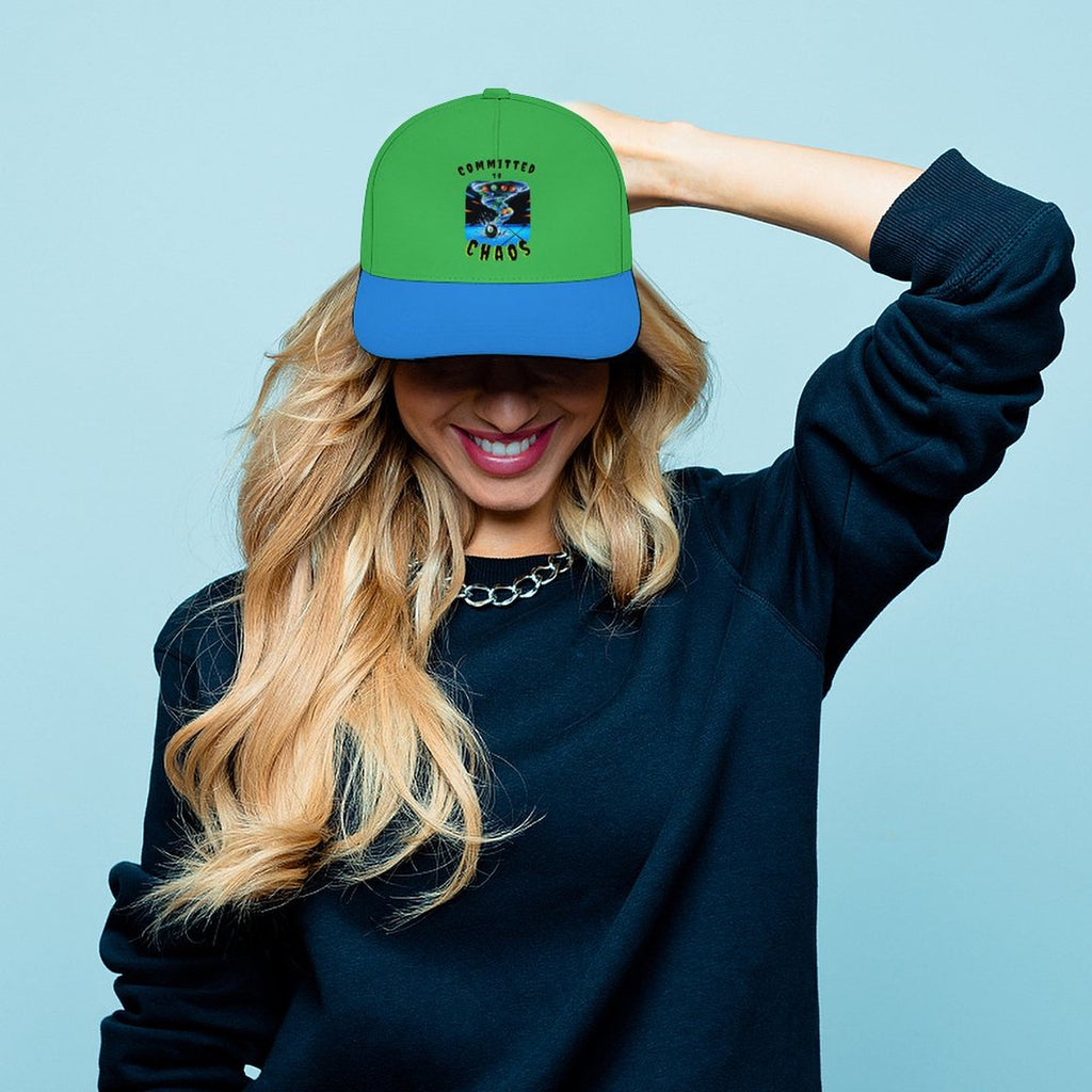 Bent Snapback Cap - Committed to Chaos