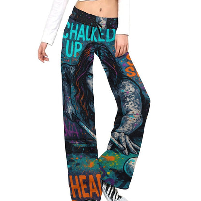 Chalked Up Drawstring Yoga Pants with Straight leg (Baggy)