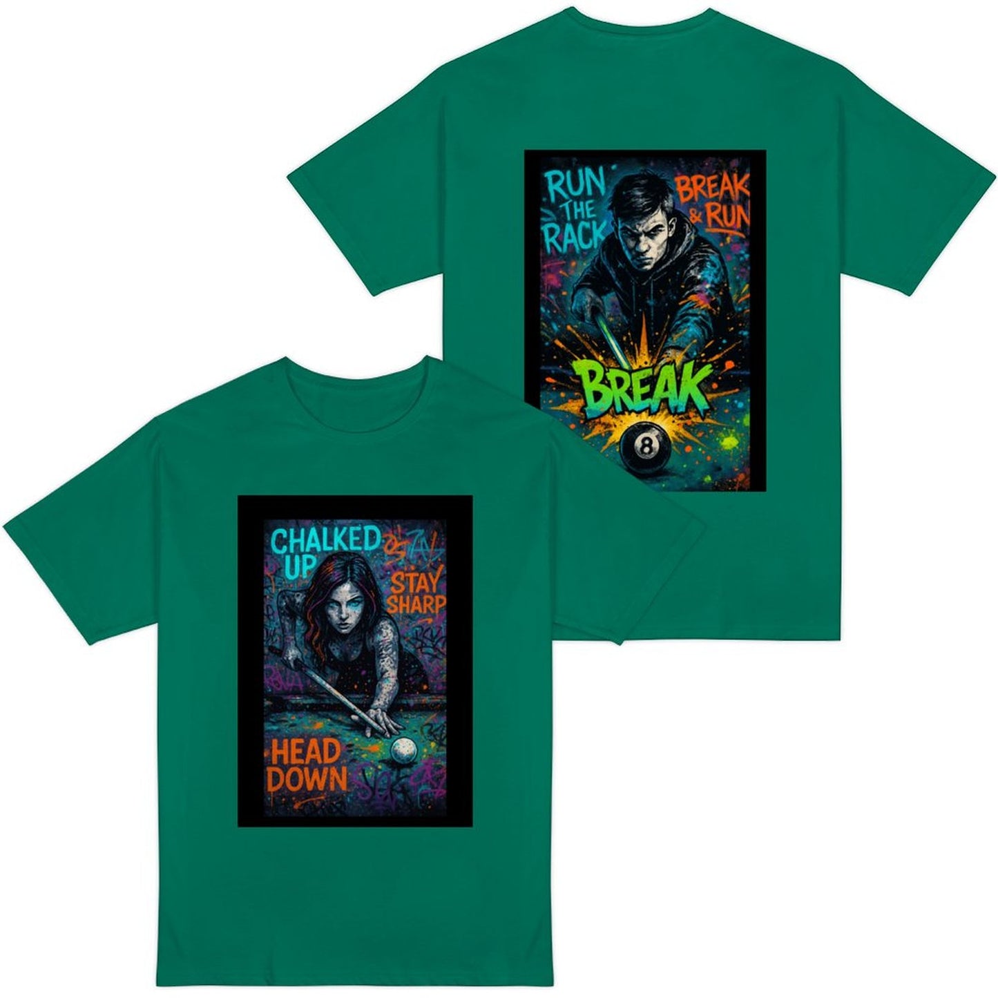 Chalked Up – Women’s Dual-Sided Graphic T-Shirt