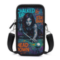 “Chalked Up” Billiards Cell Phone Crossbody Bag – Neoprene, Lightweight with Detachable Strap