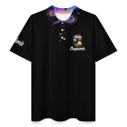 Cuephoria Men's Performance Polo