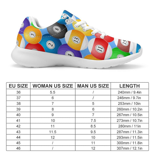 Pool Balls Collection: Airy Sneakers