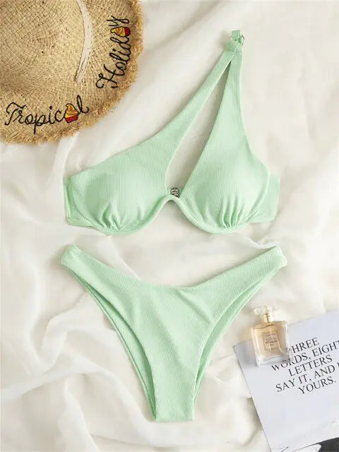 Chic Textured Bikini Set