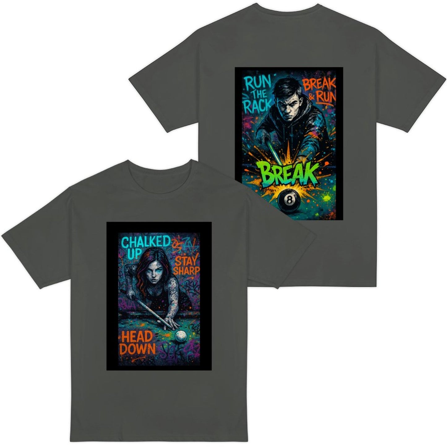 Chalked Up – Women’s Dual-Sided Graphic T-Shirt