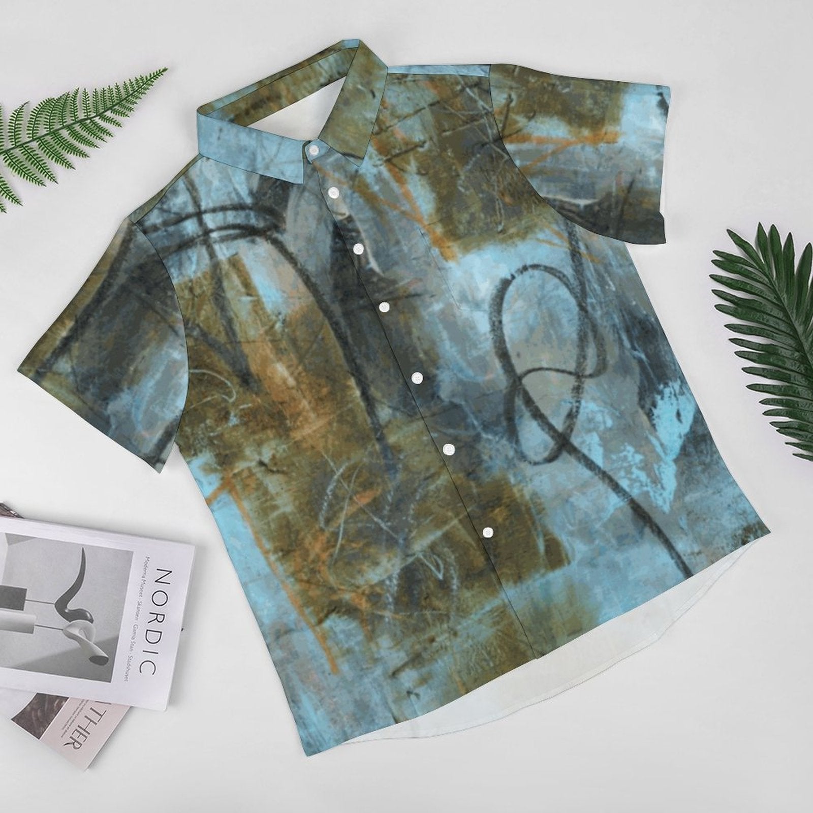 DTG 100gsm A Short Sleeved Shirt With Pockets(All-Over Printing)