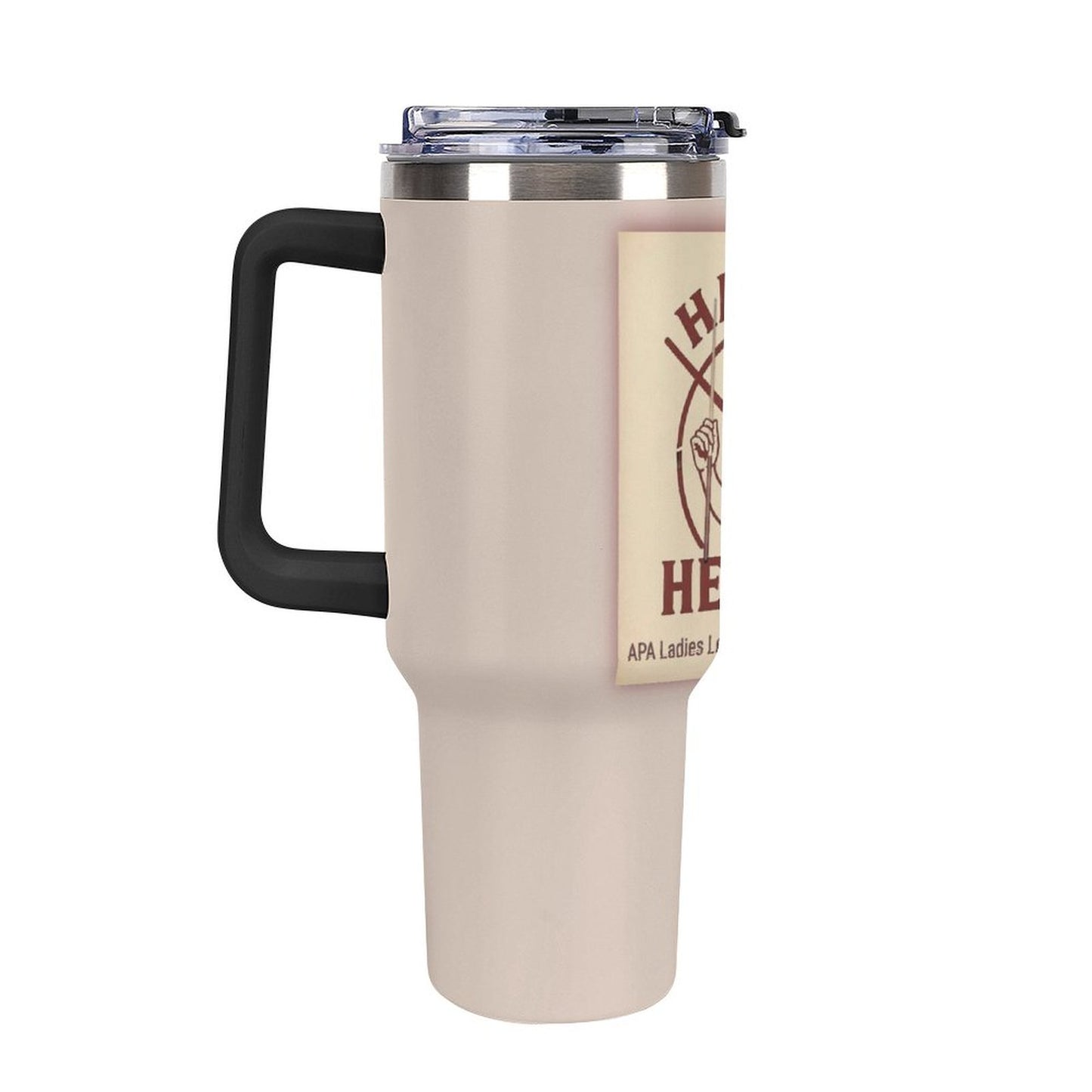 40oz Insulated Tumbler with Handle and Straw